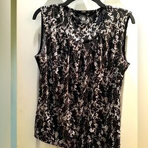 Alfani sleeveless blouse size petite medium